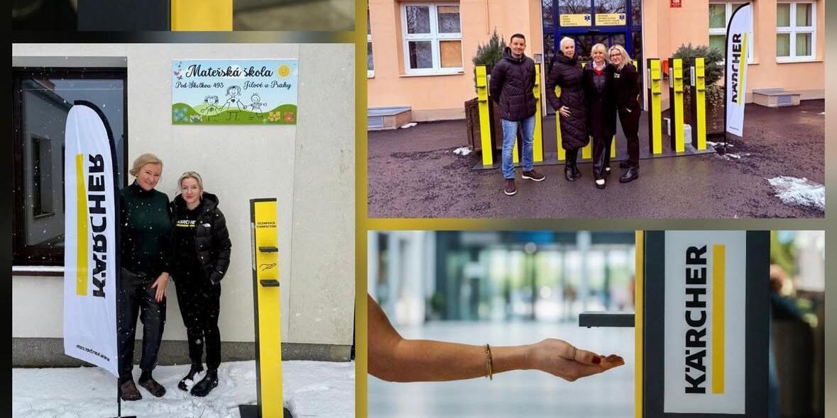 Dezinfekční stojany 