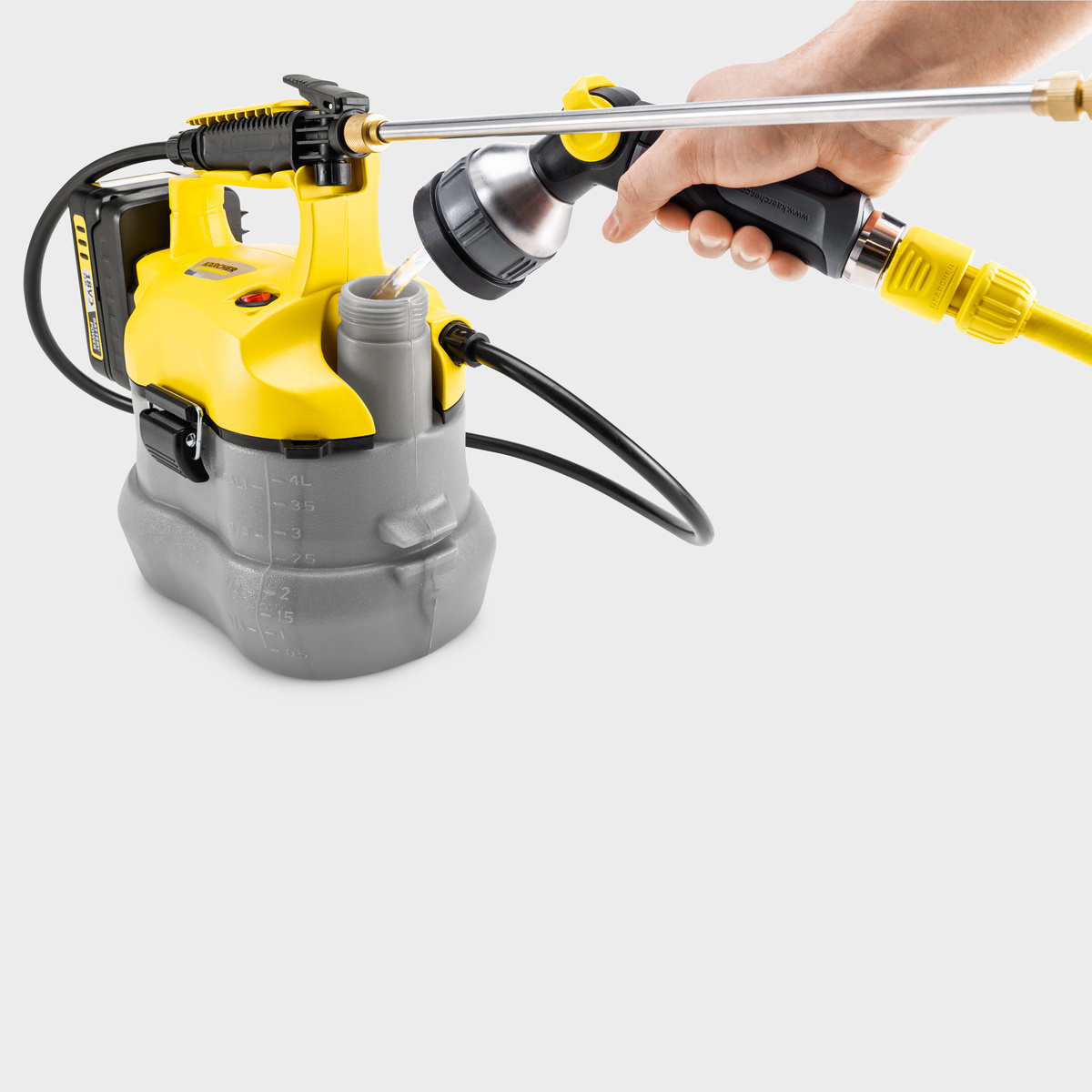 Легкое наполнение раствором для распыления