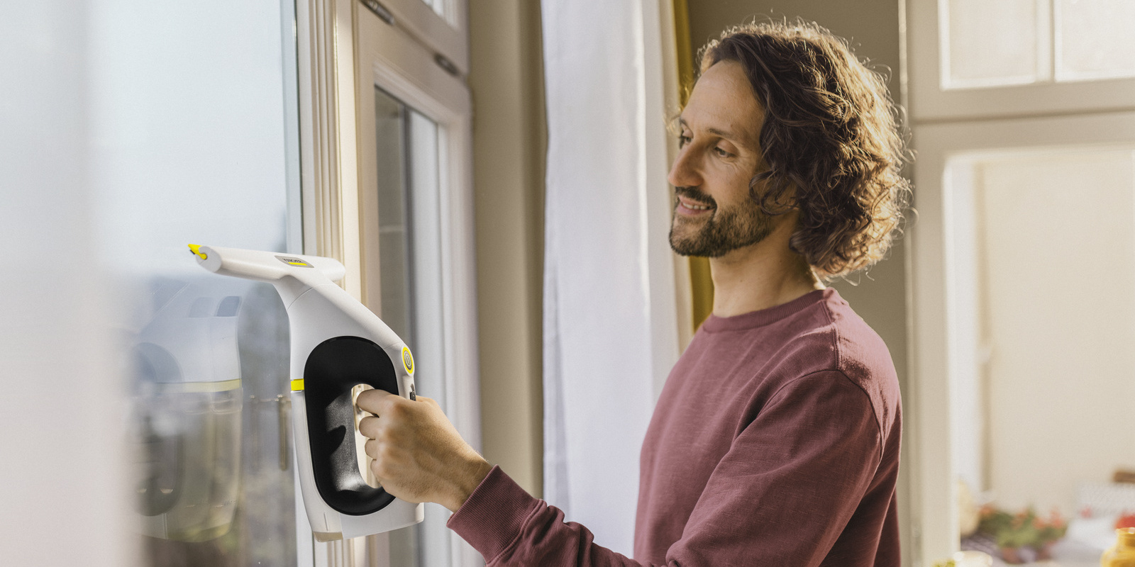 Akku-Fensterreiniger