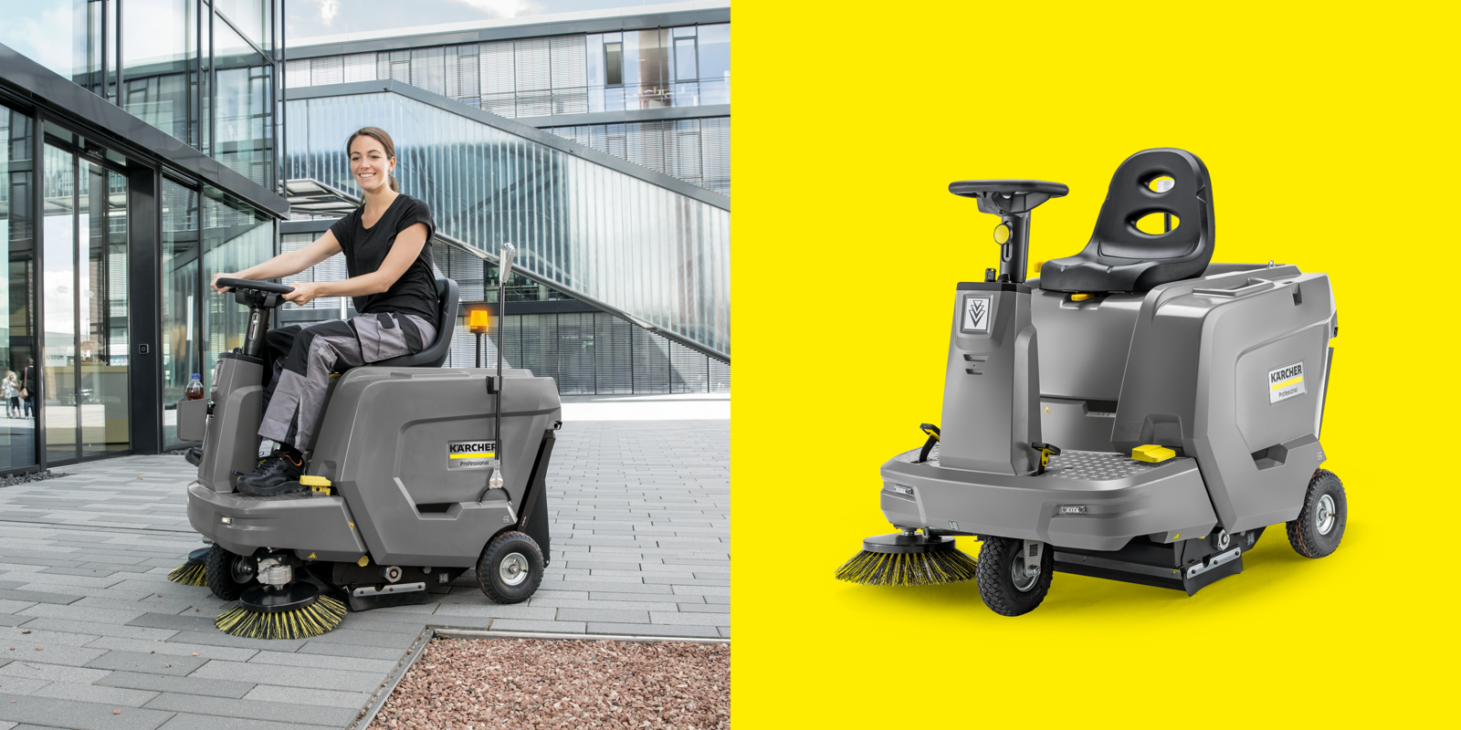 Aufsitz-Kehrsaugmaschine