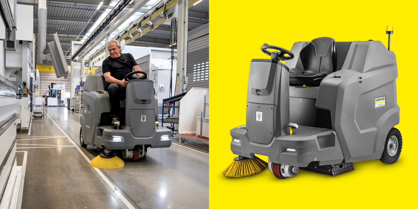 Aufsitzkehrmaschine KM 100/120 R Bp Pack