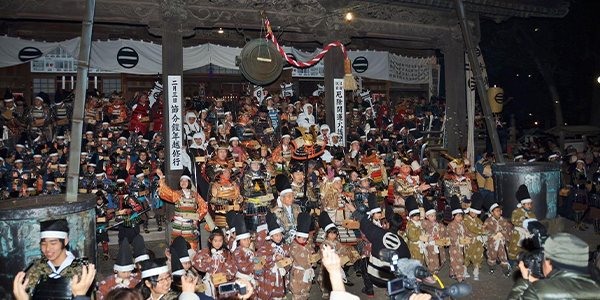 節分鎧年越の様子