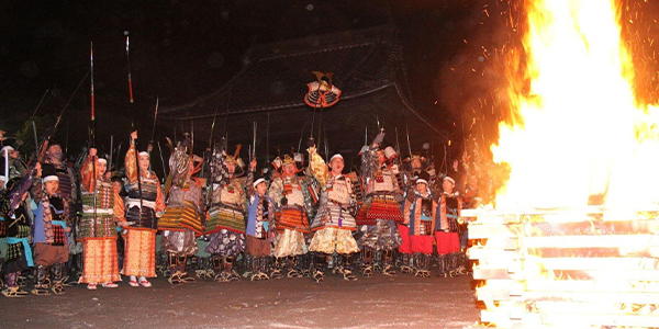 節分鎧年越の様子