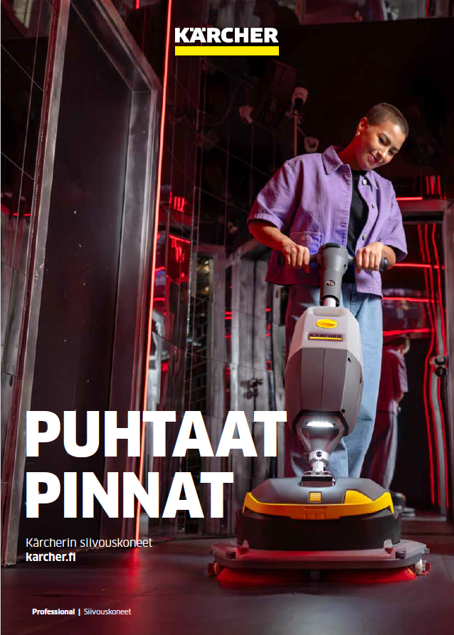 Kärcherin siivouskoneet ja -välineet esite