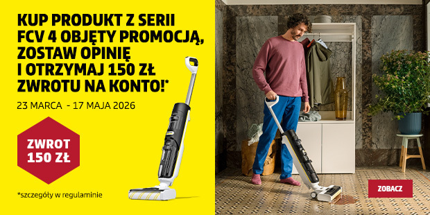 Kup odkurzający mop elektryczny, zostaw opinię i otrzymaj zwrot