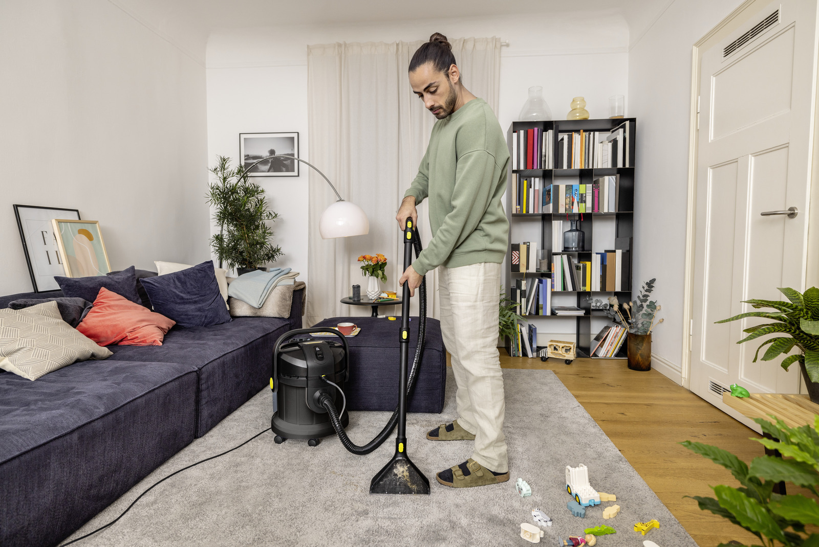 Kärcher Saugwischer entfernt 99 der Bakterien mit hygienischer Reinigung