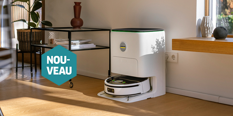 Aspirateur-laveur robot