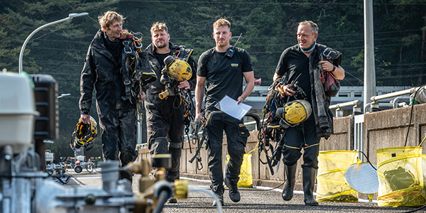 ドイツの洗浄チーム