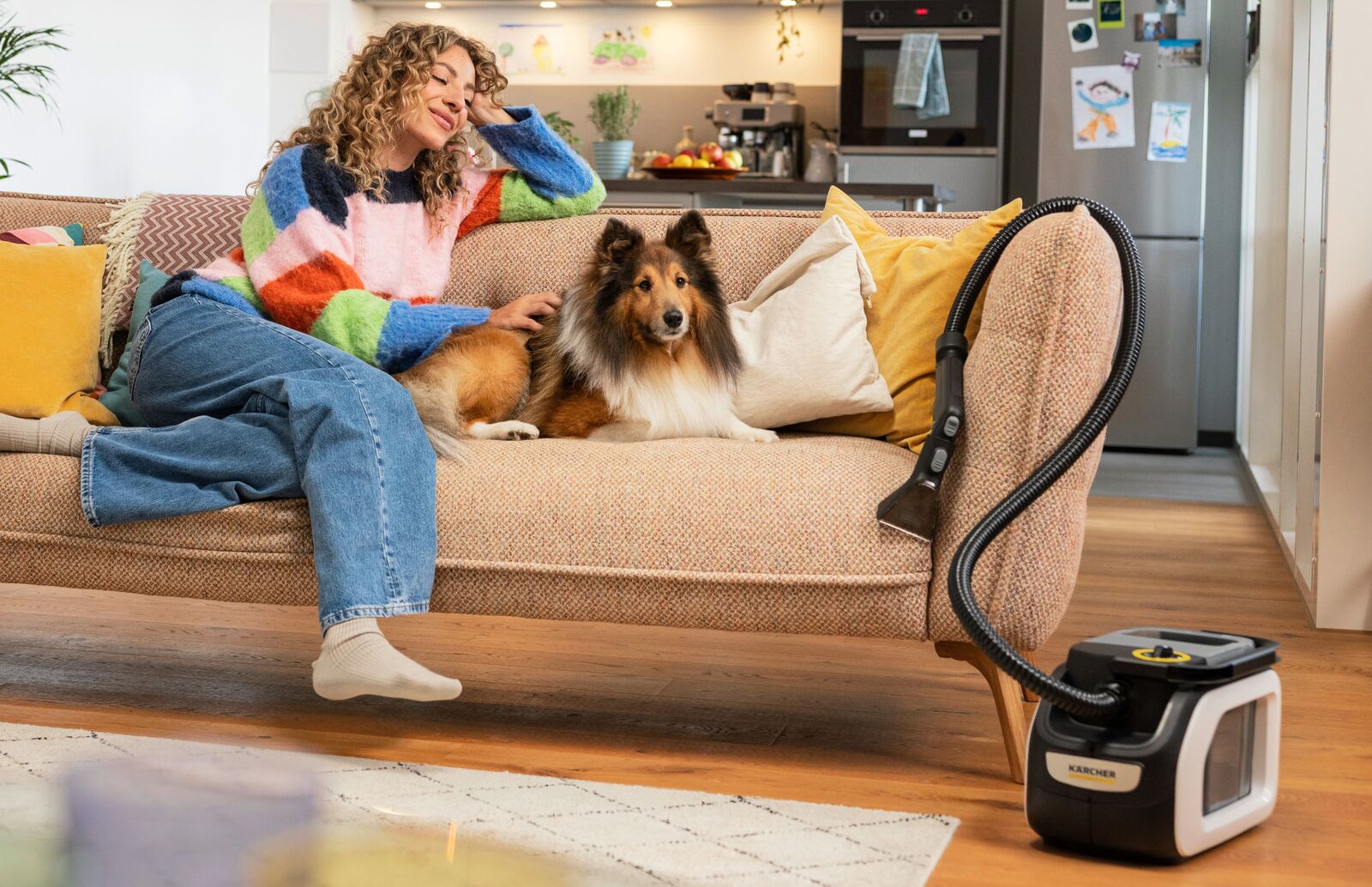 Kärcher Saugwischer entfernt 99 der Bakterien mit hygienischer Reinigung