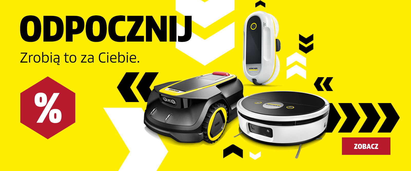 Roboty Kärcher. Ty odpoczywasz - one pracują za Ciebie! 