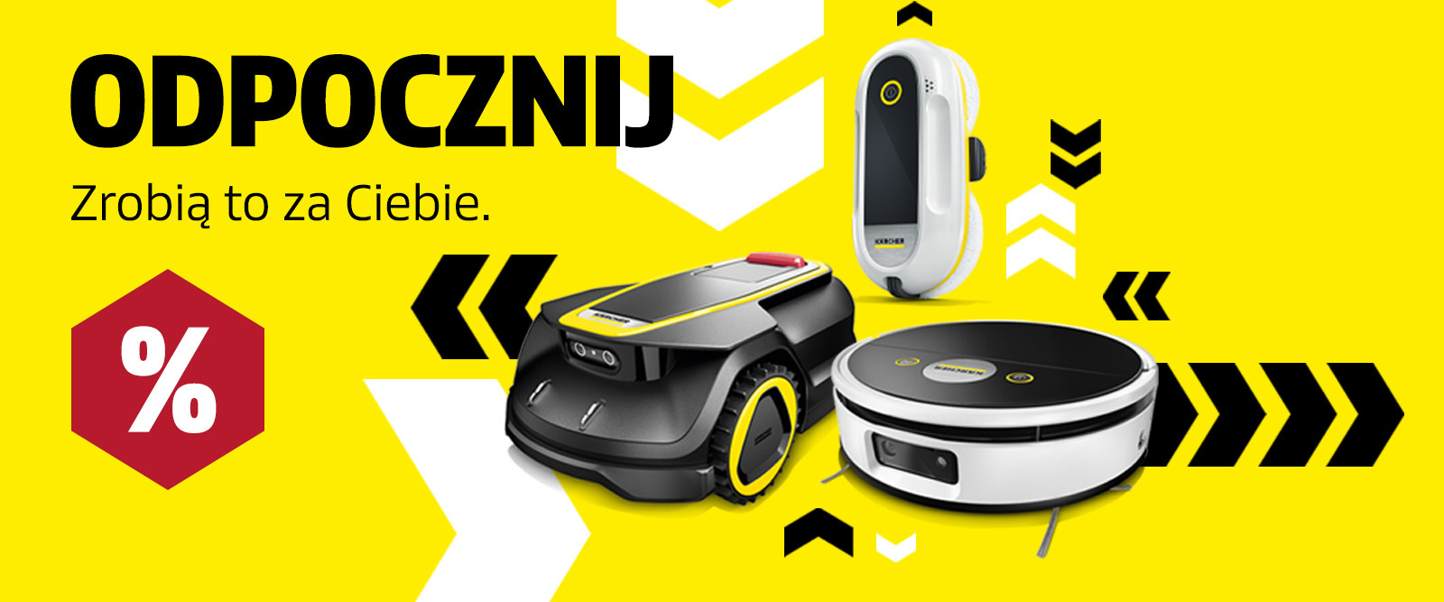 Roboty Kärcher. Ty odpoczywasz - one pracują za Ciebie! 