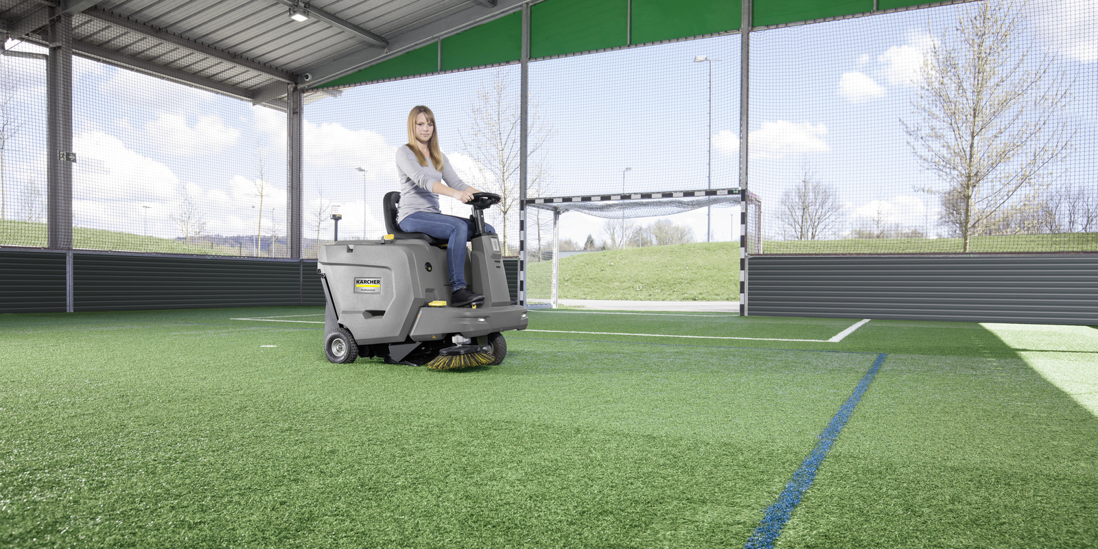 Balayeuse autoportée