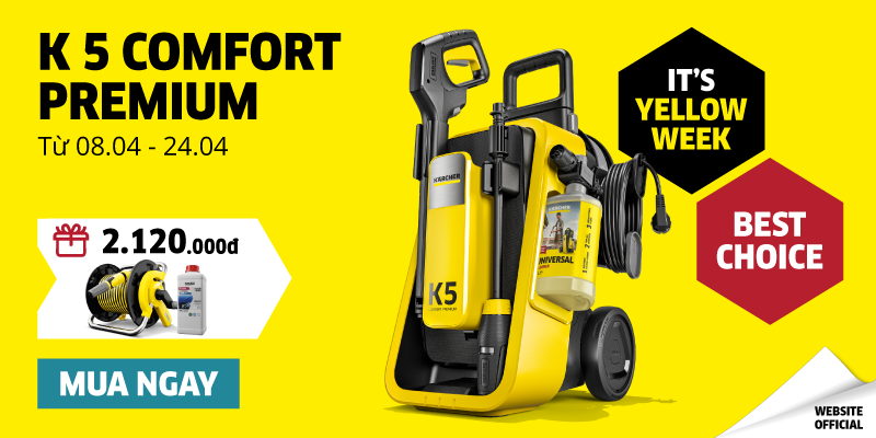 Máy phun rửa áp lực cao K 5 Comfort Premium *EU