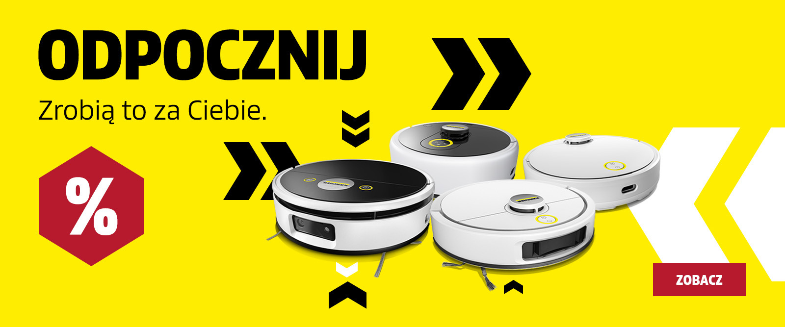 Roboty Kärcher. Ty odpoczywasz - one pracują za Ciebie! 