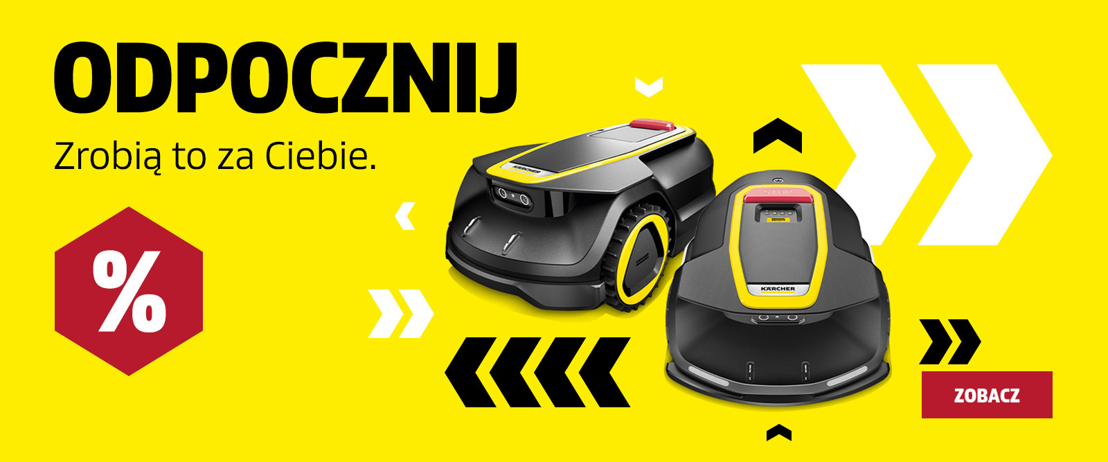 Roboty Kärcher. Ty odpoczywasz - one pracują za Ciebie! 