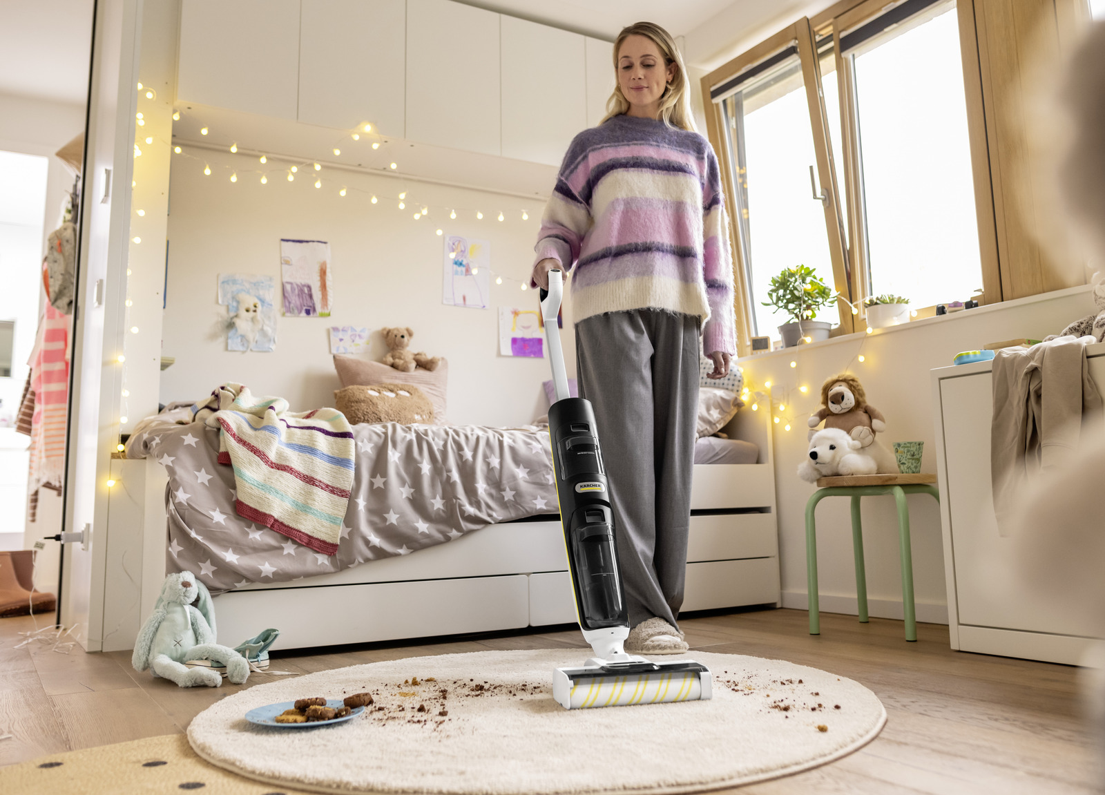 Kärcher Saugwischer entfernt 99 der Bakterien mit hygienischer Reinigung