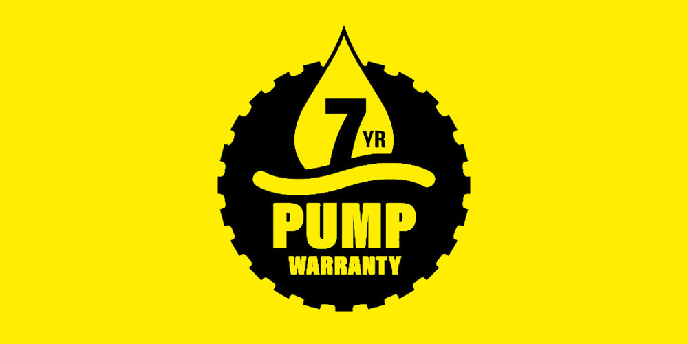 7-year pump warranty icon