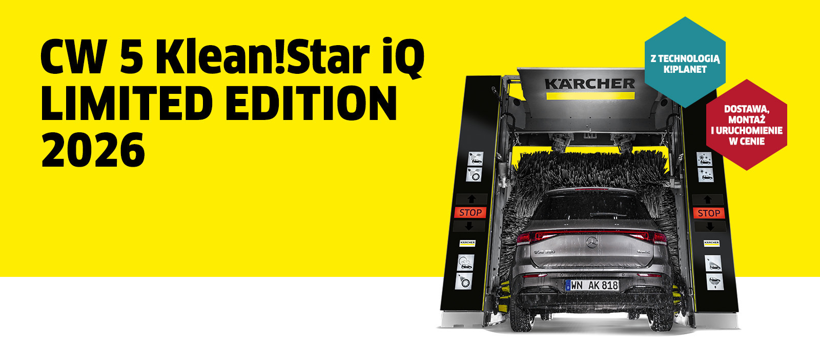 Promocja na najnowocześniejszą myjnię szczotkową Kärcher CW 5 Klean!Star iQ