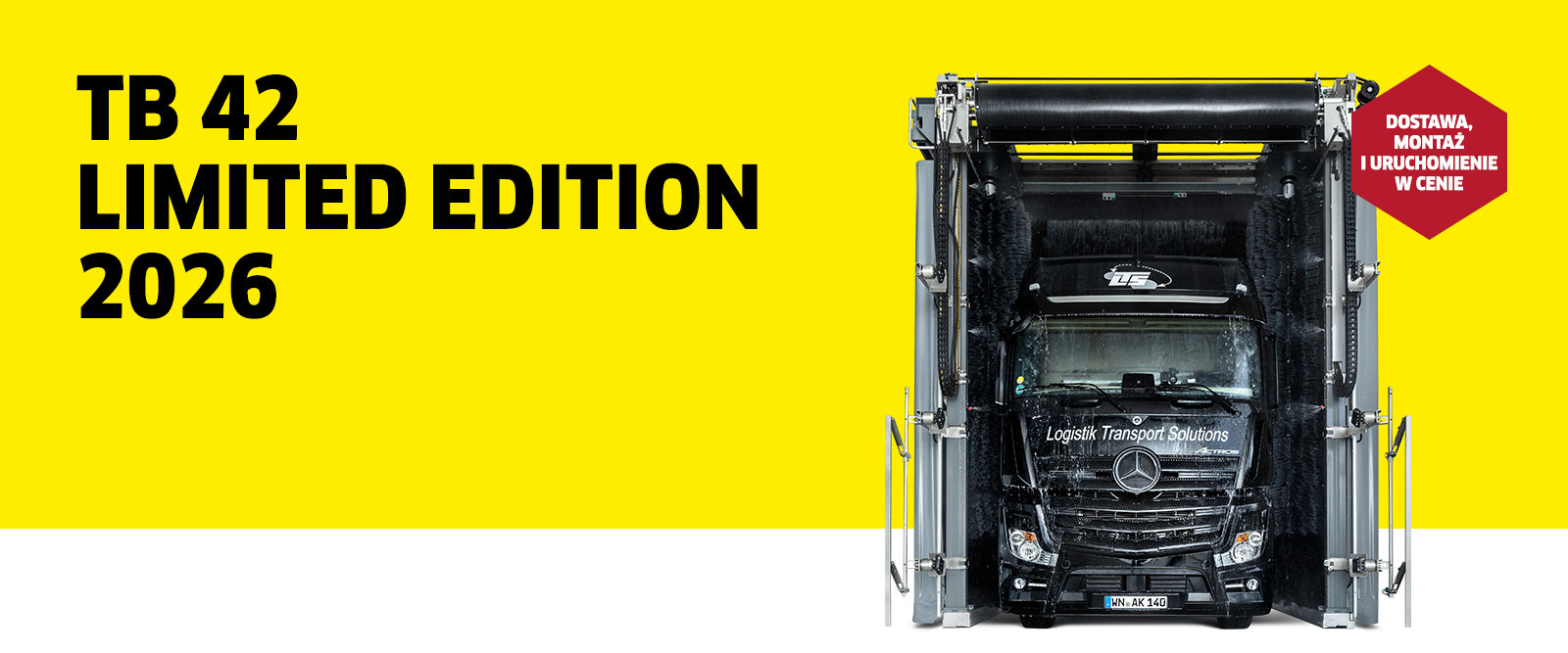 Promocja na myjnię portalową dla samochodów ciężarowych Kärcher TB 42