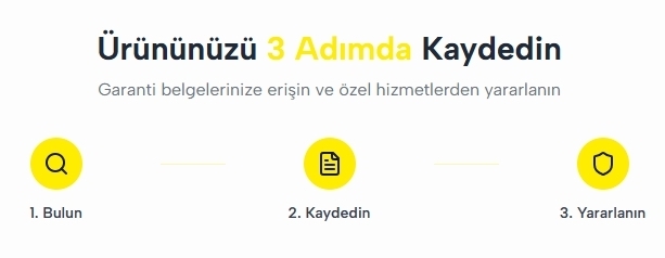 ürününüzükaydedin