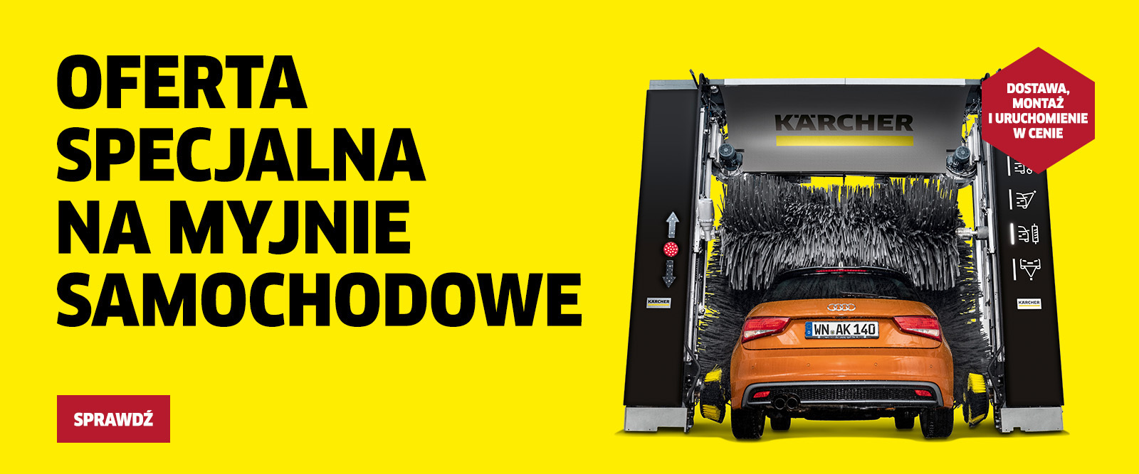 Oferta specjalna na myjnie samochodowe