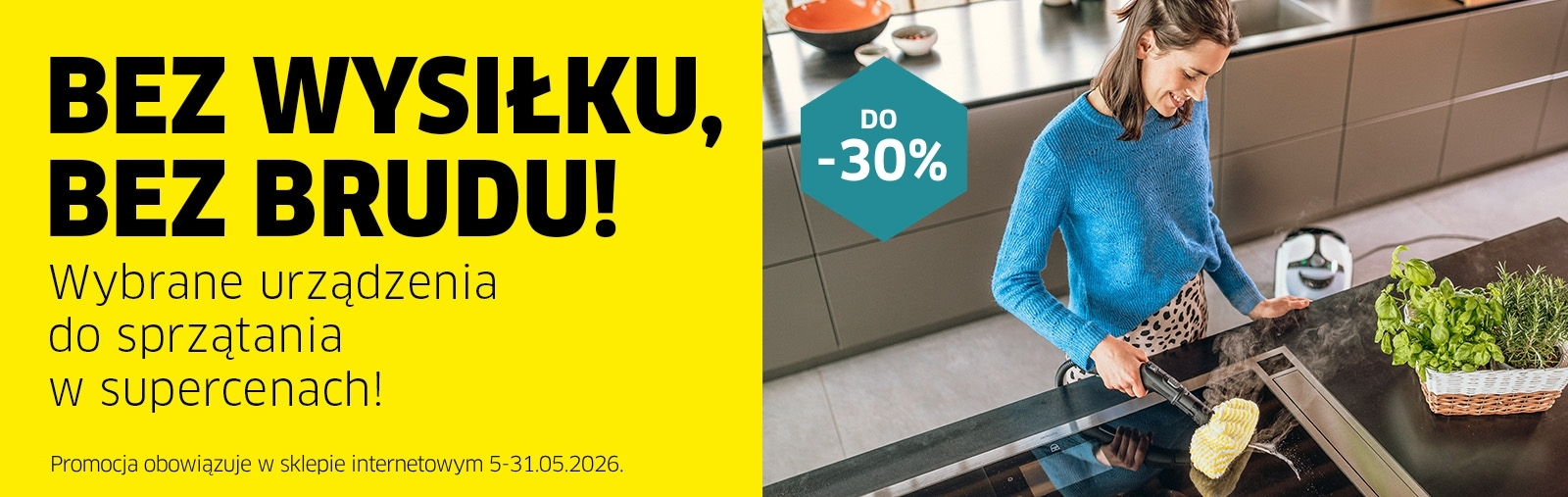 Bez wysiłku, bez brudu! Wybrane urządzenia do sprzątania w supercenach!