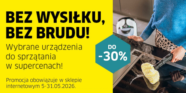 Bez wysiłku, bez brudu! Wybrane urządzenia do sprzątania w supercenach!
