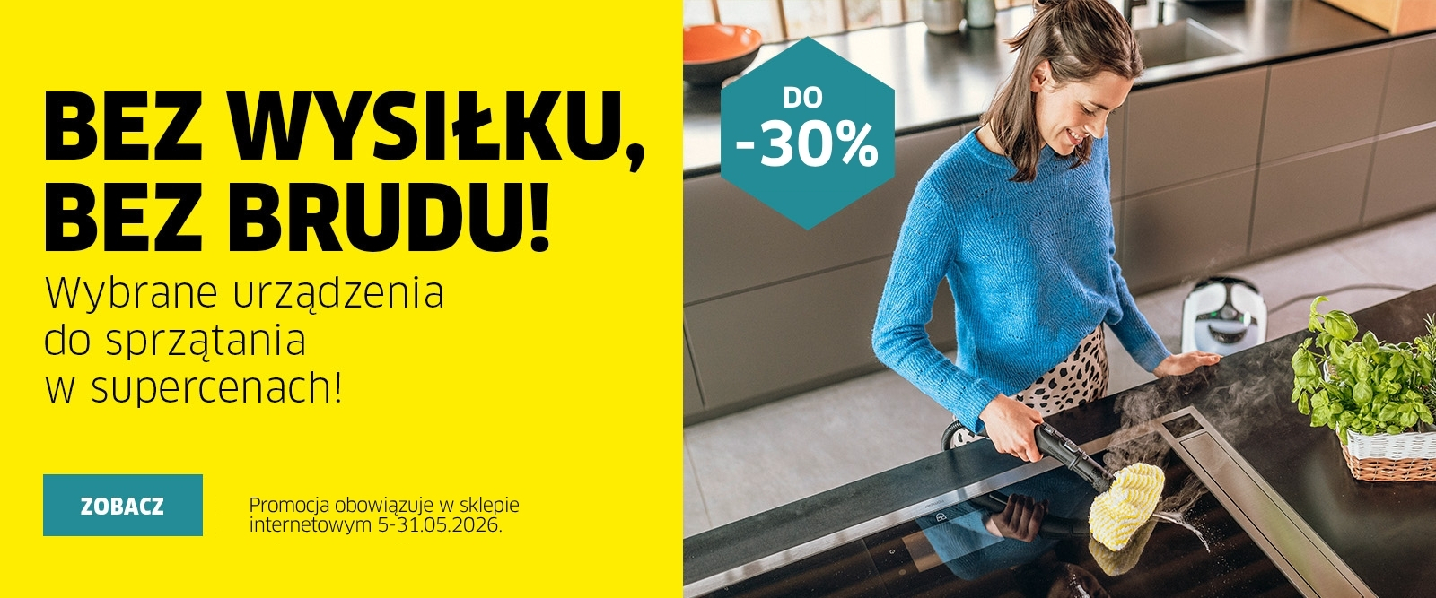Bez wysiłku, bez brudu! Wybrane urządzenia do sprzątania w supercenach!