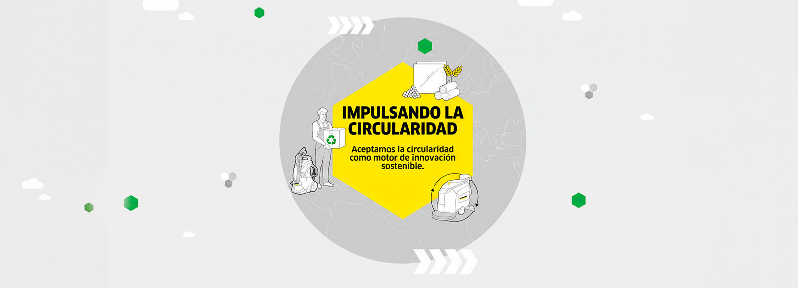Estrategia de sostenibilidad de Kärcher para 2030: impulsando la economía circular