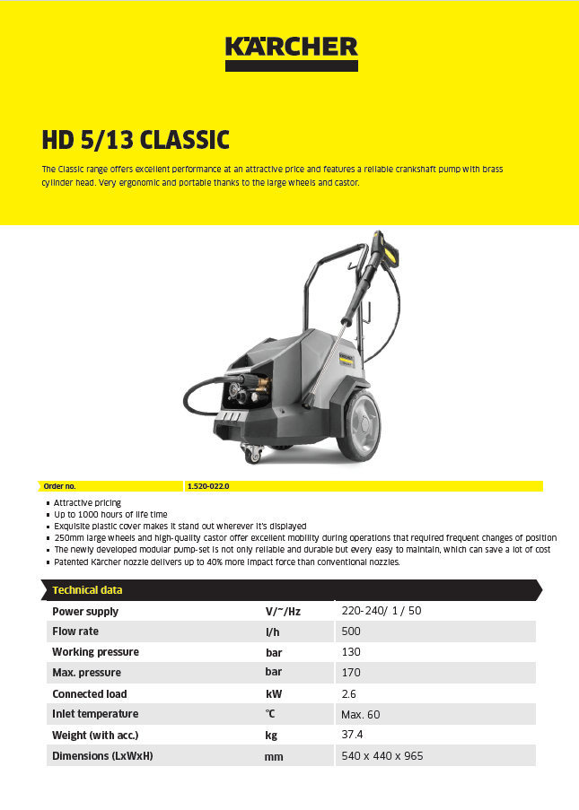 HD 5/13 CLASSIC