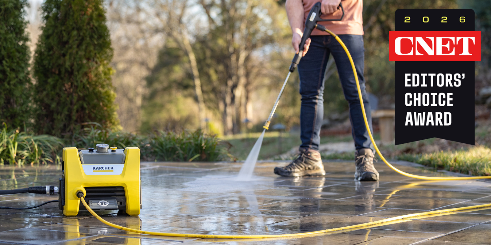 Karcher K1800PS Cube CNET Editors Choice Award 2026 Wide