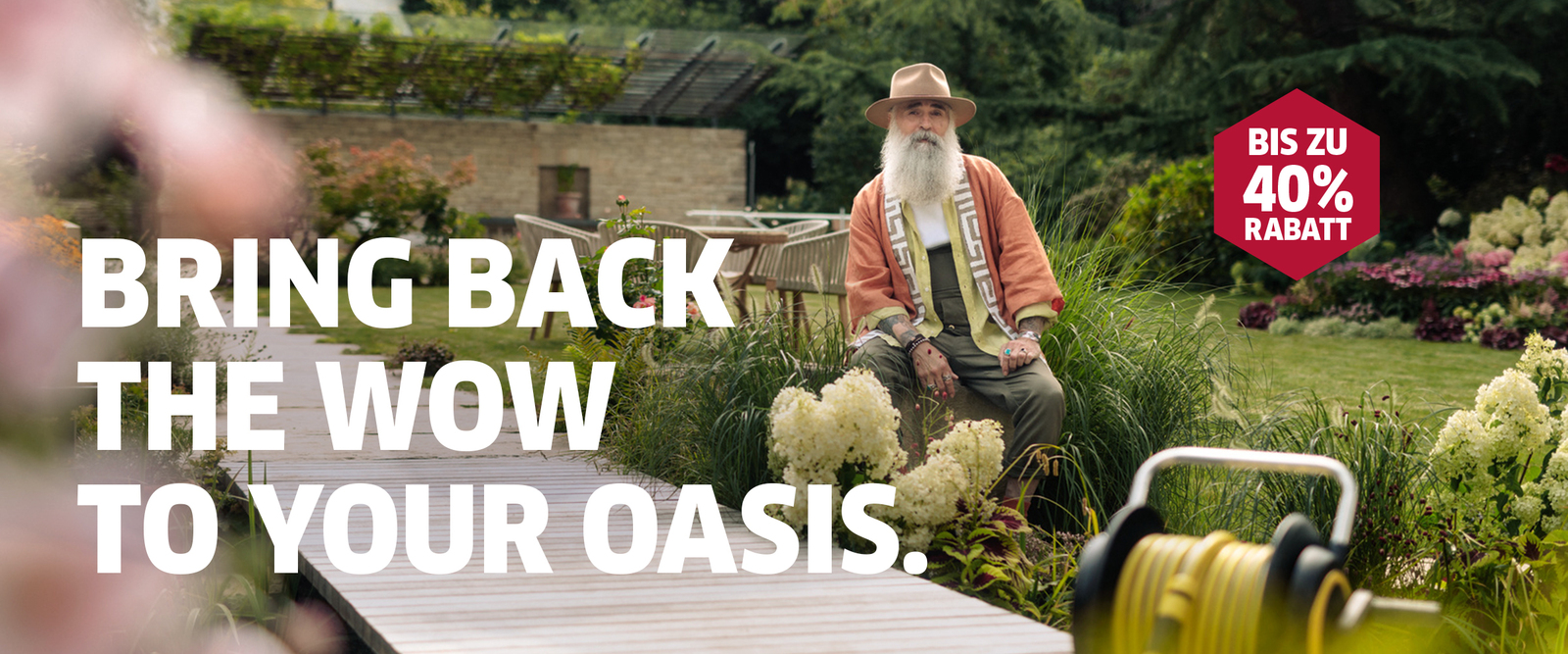 BRING BACK THE WOW TO YOUR OASIS