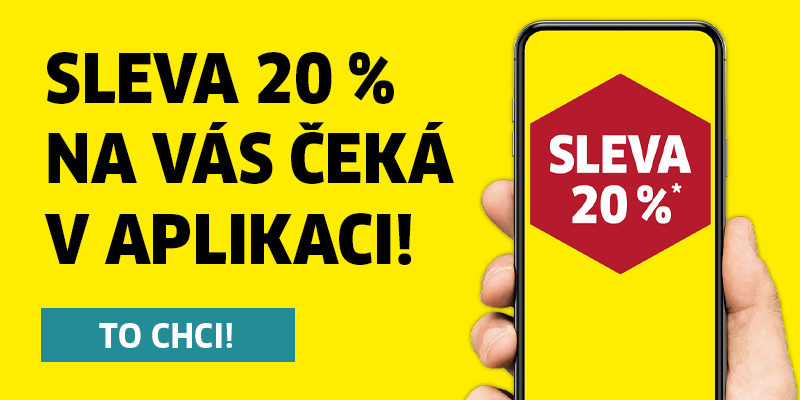 Aplikace 20% sleva květen 2026