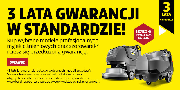 3 lata gwarancji