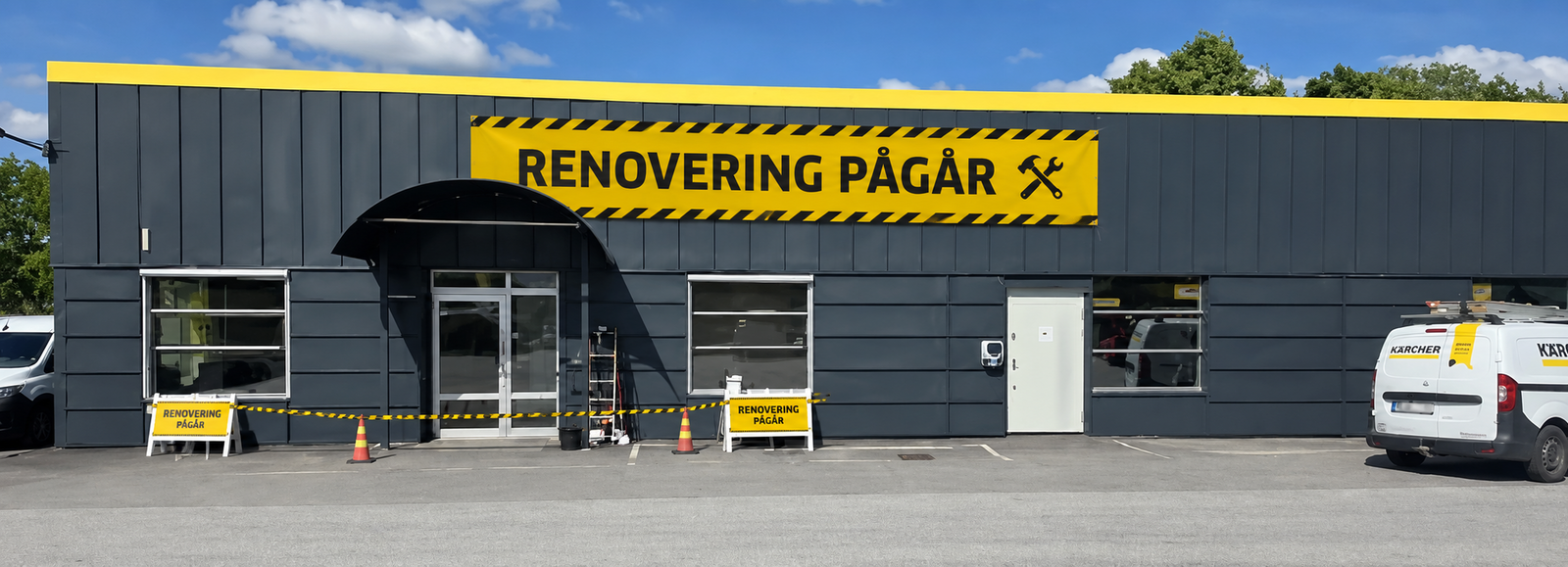 KC Veddesta renovering pågår