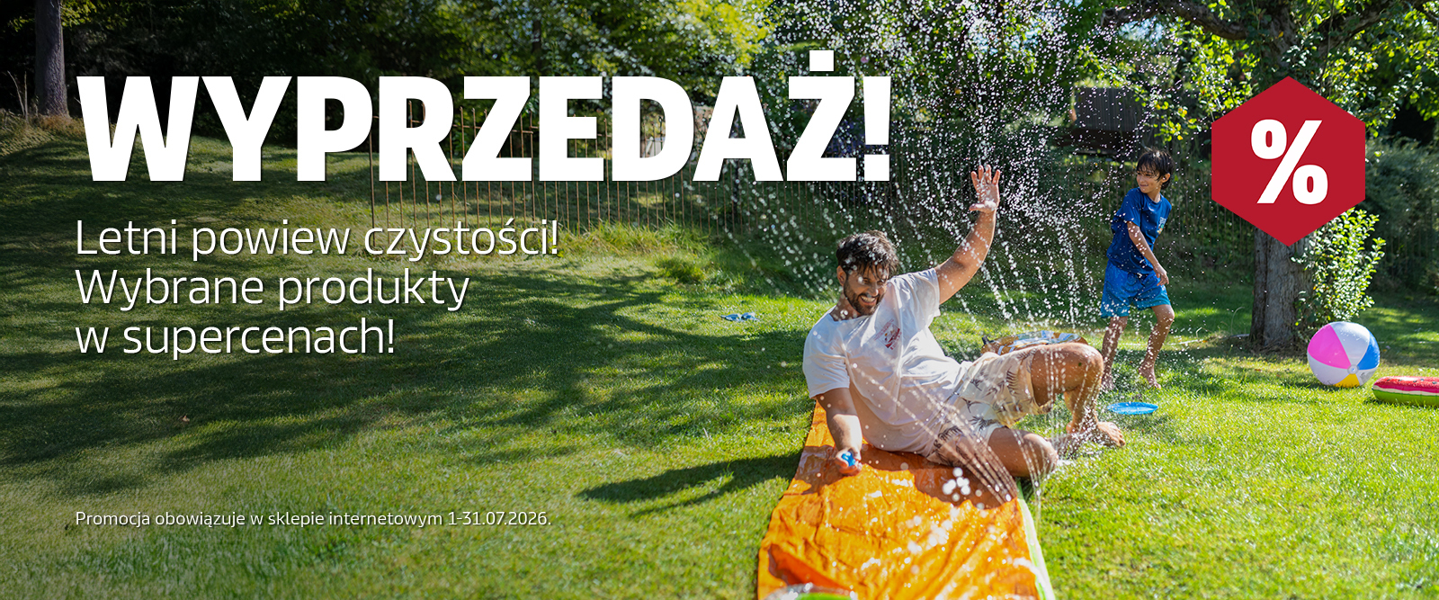 Wyprzedaż! Letni powiew czystości! Wybrane produkty w gorących cenach!