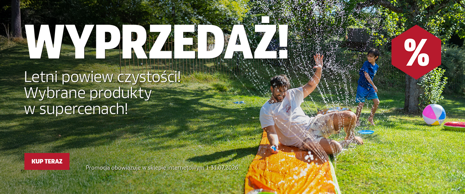 Wyprzedaż! Letni powiew czystości! Wybrane produkty w gorących cenach!