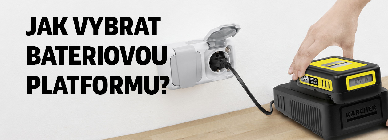 Jak vybrat bateriovou platformu Kärcher