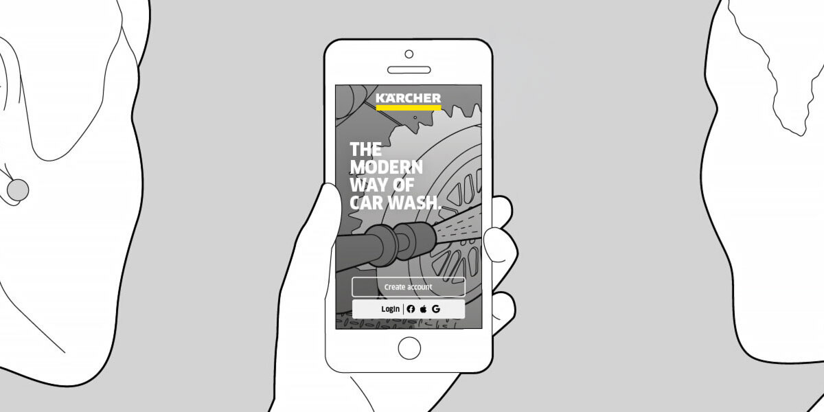 Kärcher Pay&Wash – the clever app for mobile payment