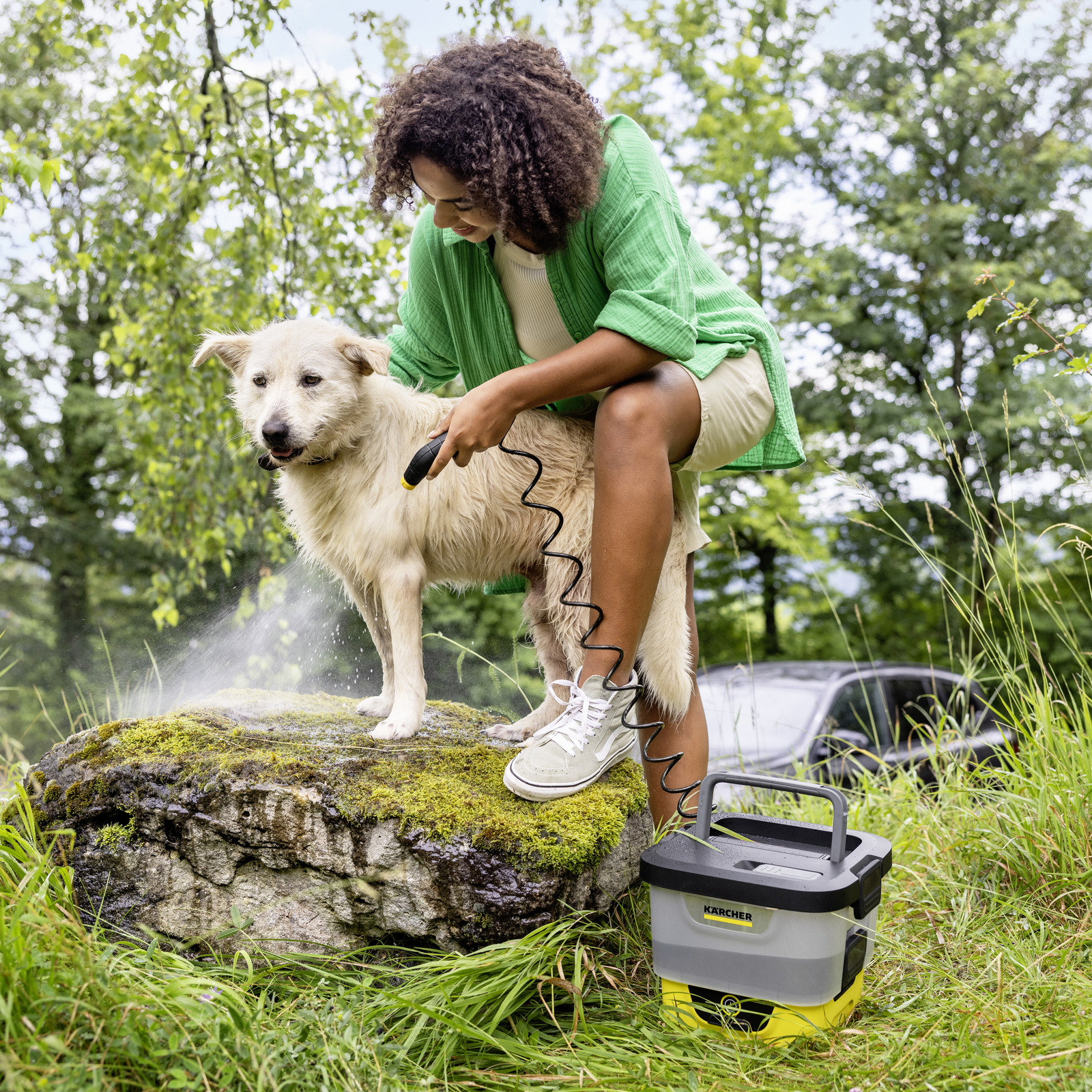 Fast cleaning with Kärcher floor cleaners