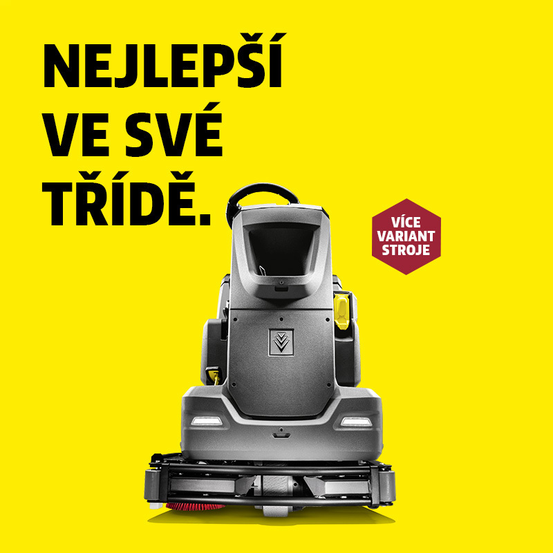 Nový podlahový mycí stroj B 110 R