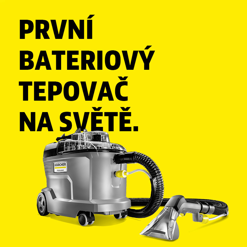 Novinka: první bateriový tepovač Kärcher