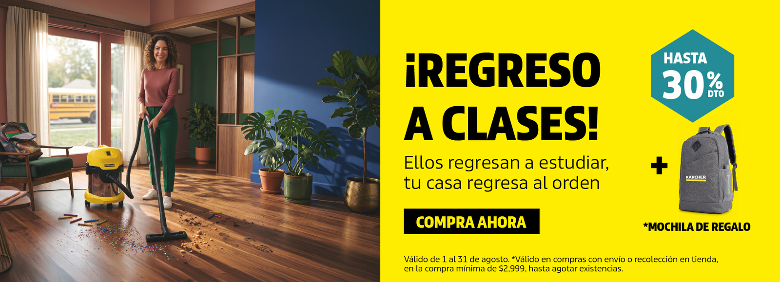 Karcher regresa a clases