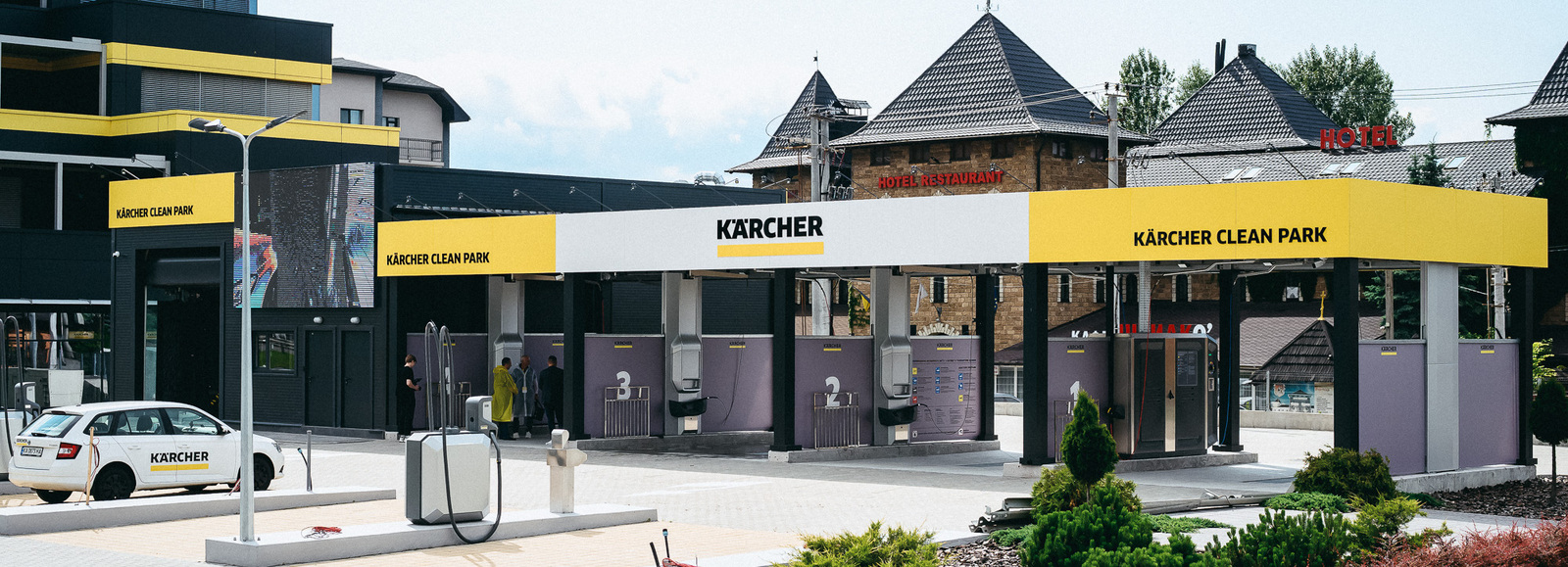 Мийка самообслуговування Kärcher — зручний догляд за авто