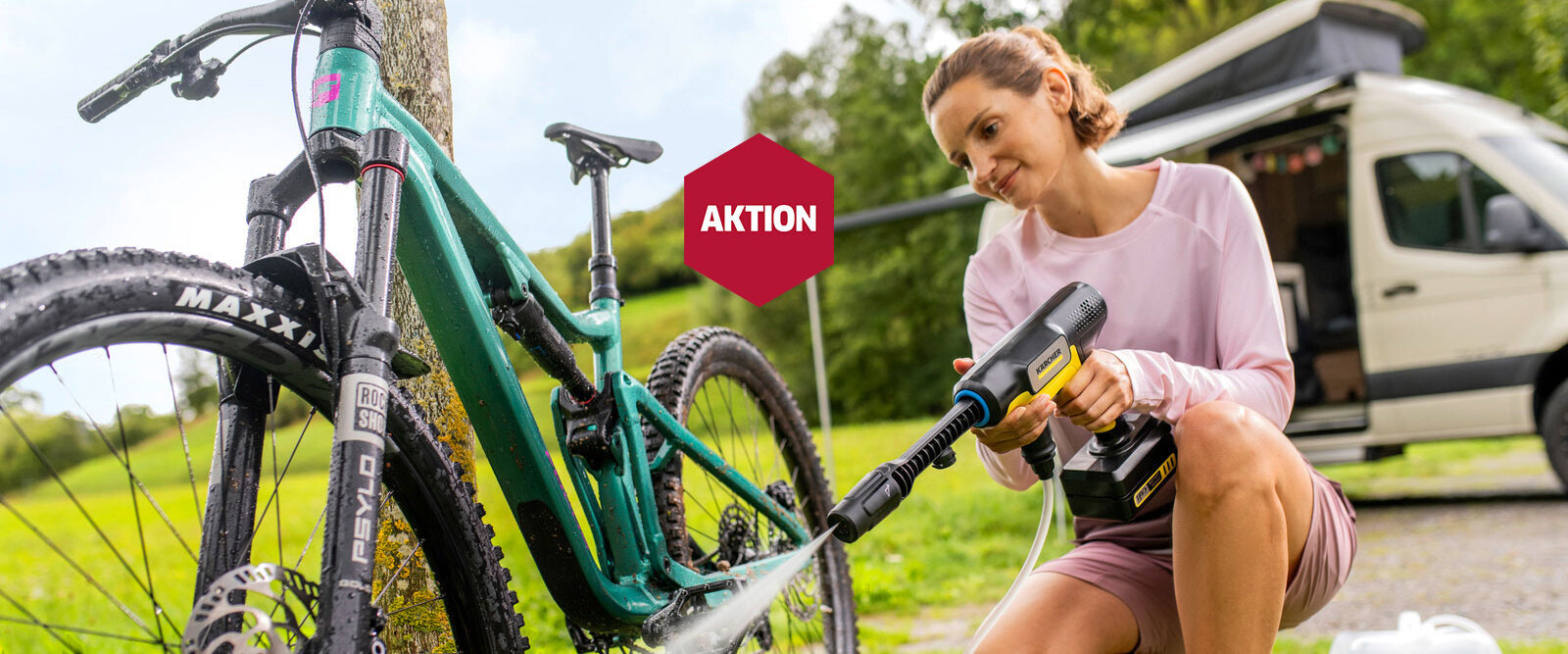 Mobile Reinigung Aktion