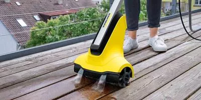 Patio cleaner application water