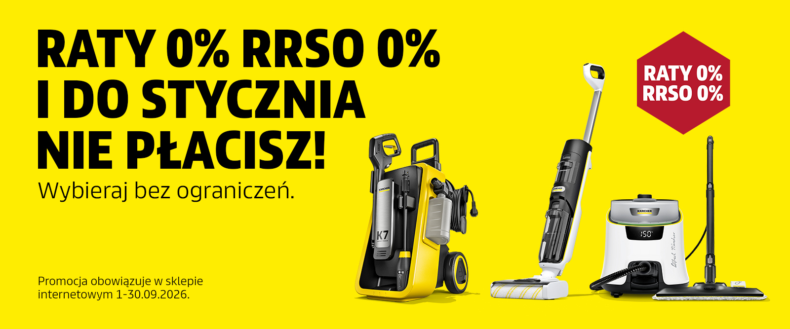 Zakupy na raty! 10 lub 20 rat 0% RRSO 0% i do stycznia nie płacisz!