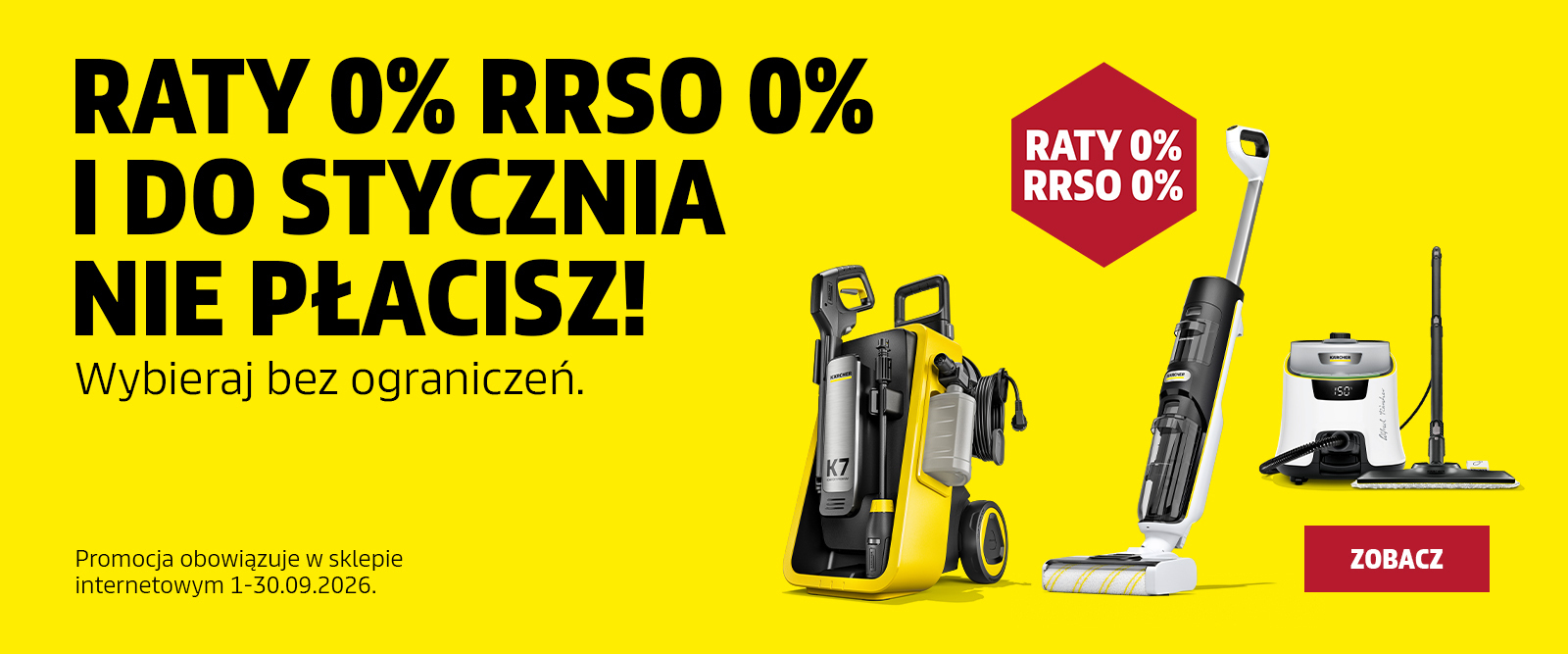 Zakupy na raty! 10 lub 20 rat 0% RRSO 0% i do stycznia nie płacisz!
