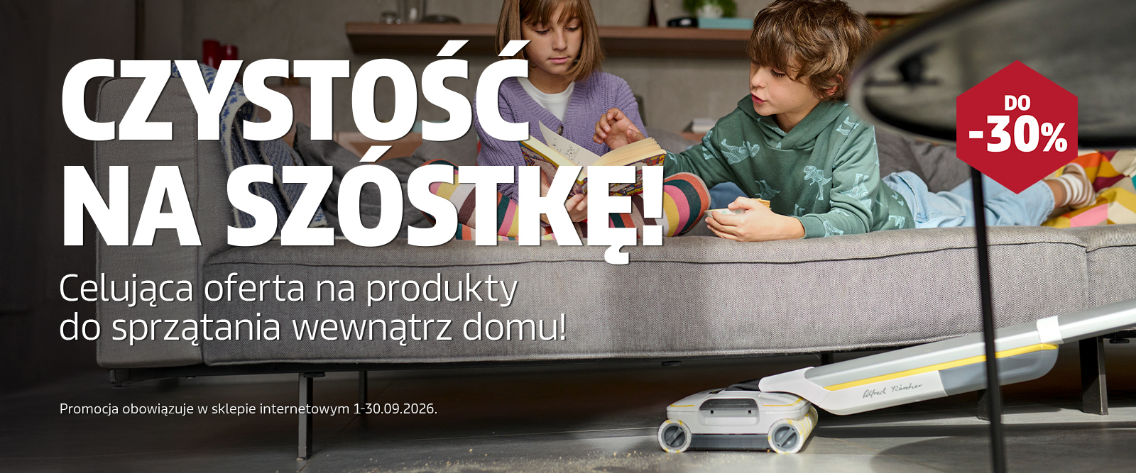 Czystość na szóstkę! Sprawdź celującą ofertę na produkty do sprzątania wewnątrz domu!