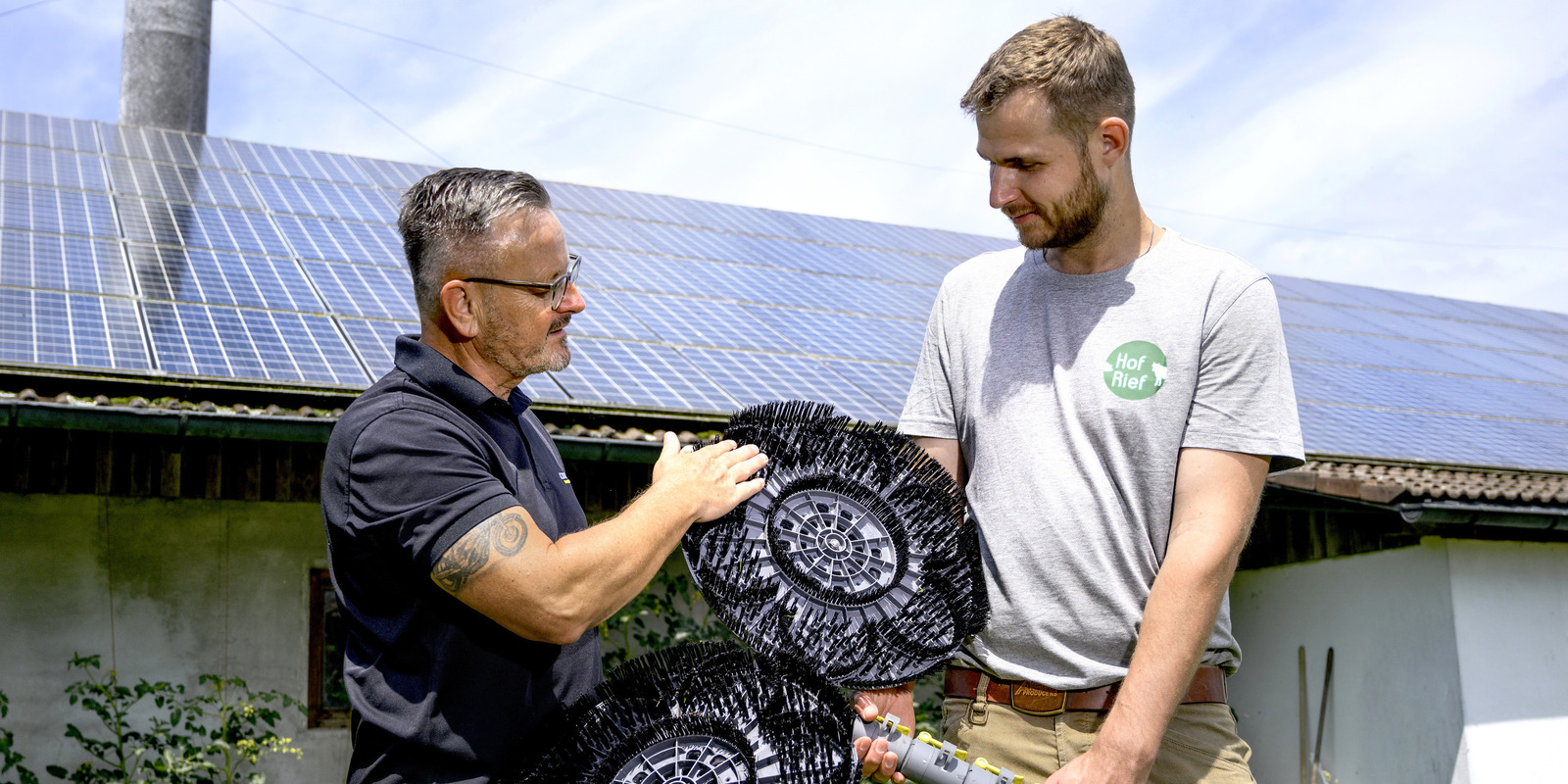 Escova Kärcher iSolar para limpeza de painéis solares